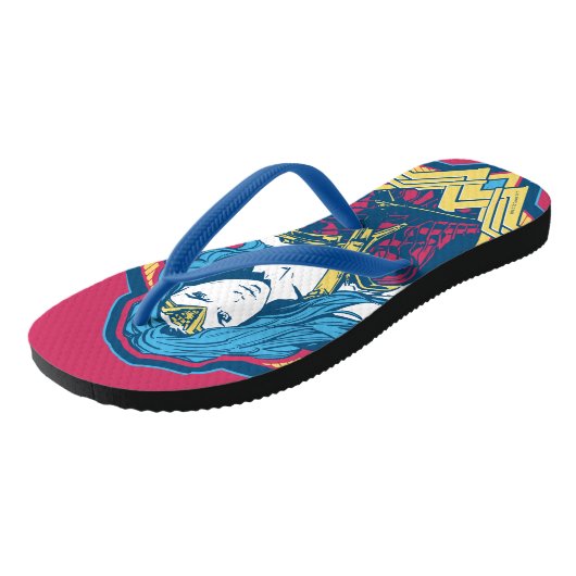 Tongs Wonder Woman Tri-Color Graphic (Incliné)