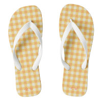 Yellow Orange Ish Preppy En vichy Plaid