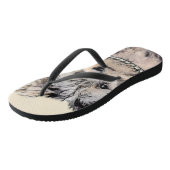 Tongs Yorkshire Terrier Puppy Peinture Chien original (Incliné)