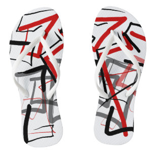 Tongs Zag de style zig-zag libre