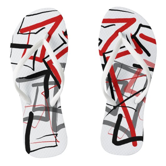 Tongs Zag de style zig-zag libre (Semelle)