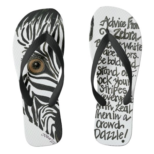 Tongs Zebra Flip Flops (Semelle)