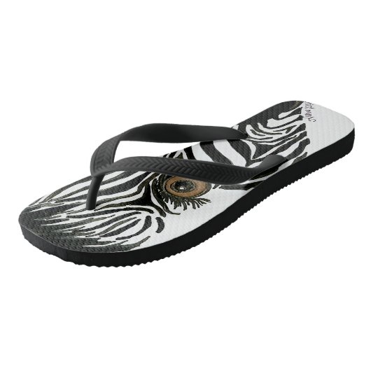 Tongs Zebra Flip Flops (Incliné)