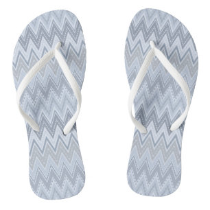 Tongs Zigzag bleu clair