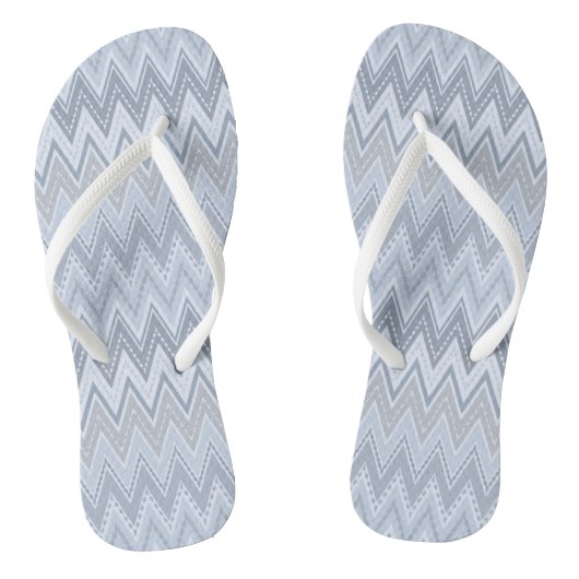 Tongs Zigzag bleu clair (Semelle)
