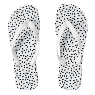 Tongs Zones Dalmatiennes minimalistes Simple Moderne Cut