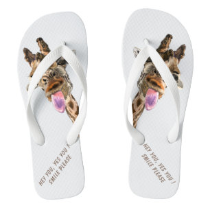 Tongtong uit Giraffe Teenslippers