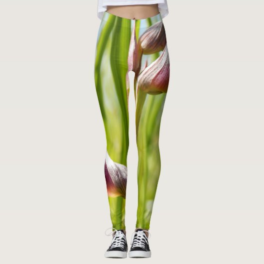 Tongue Orchid Leggings (Voorkant)