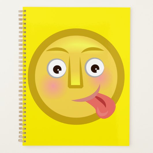 Tongue Out Emoji Funny Goofy Face (Devant)