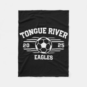 Tongue River Eagles Voetbal Ll 2025 Fleece Deken