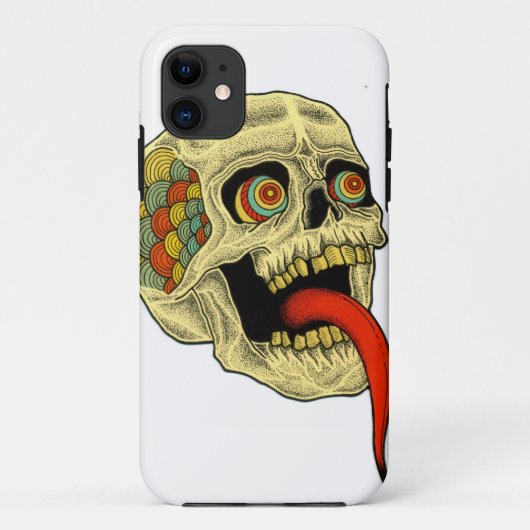 tongue skull Case-Mate iPhone case (Achterkant)