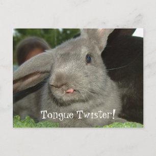 Tongue Tongue Twister ! Carte postale