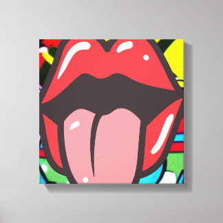 Tongue Twister Canvas Afdruk
