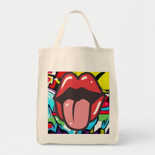 Tongue Twister Tote Bag (Voorkant)