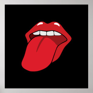 Tongue uit poster