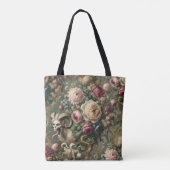 🩸 Tongue Whipped Blooms - Gothic Victoriaans Draagtas (Achterkant)