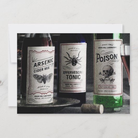 Tonic Halloween CHANGE COULEUR - Invitations / RSV (Devant)