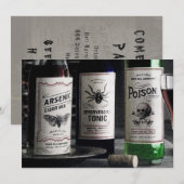 Tonic Halloween CHANGE COULEUR - Invitations / RSV (Devant / Derrière)