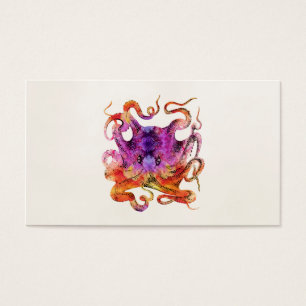 tonie octopus Psychedelic regenboog Visitekaartje