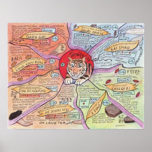 Tonify Blood Poster (Voorkant)