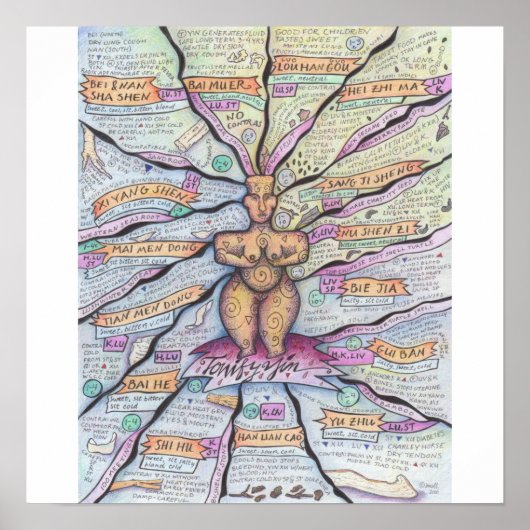 Tonify Yin Poster (Voorkant)