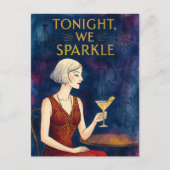 Tonight We Sparkle Briefkaart (Voorkant)