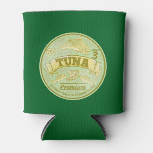 Tonijn kan pop kunst ingeblikte vis blikjeskoeler