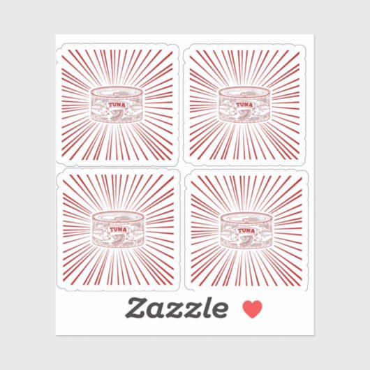 Tonijn Sticker (Vel)