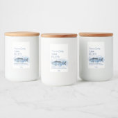 Tonijnfilets Productlabel Voedselcontainer Etiket (Flessen)