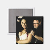 Tonjia Atomic et Joe Sherlock Magnet (Recto/Verso)