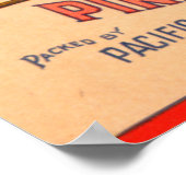 Tonka Brand Salmon Label Poster (Hoek)