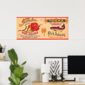 Tonka Brand Salmon Label Poster (Thuiskantoor)