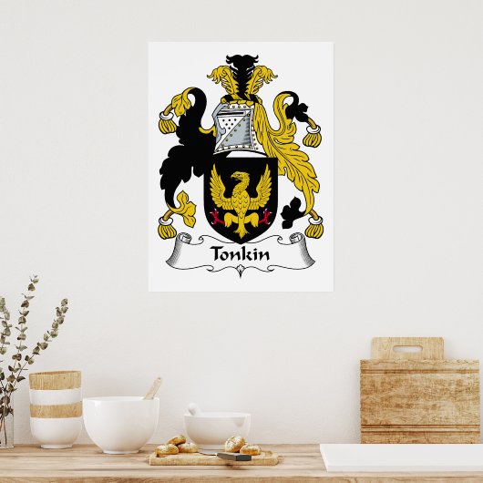 Tonkin Family Crest Poster (Keuken)