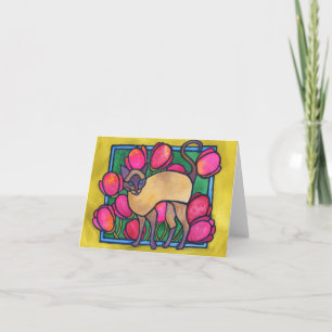 Tonkinese en Tulpen Kaart