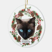 Tonkinese kat keramisch ornament (Links)