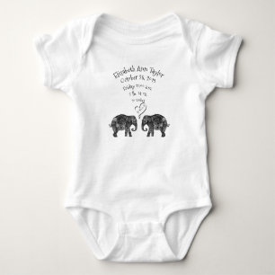 Tonnen van Liefde Nieuwe Baby Geboorterecord Stats Romper