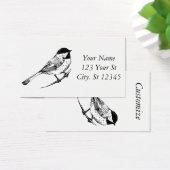 Tonnerre de chickadee à calotte noire (Bureau)