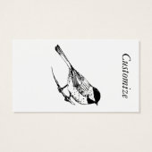 Tonnerre de chickadee à calotte noire (Dos)