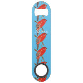 Tonnerre de perroquet rouge tropical (Dos)
