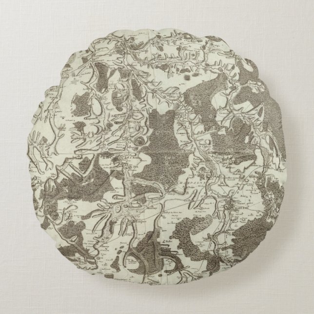 Tonnerre Rond Kussen (Voorkant)