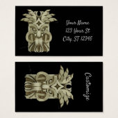 Tonnerre sculpté Tiki (Devant & derrière)