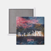 "Tonnerre Silent #2" Magnet de lave-vaisselle Abst (Recto/Verso)