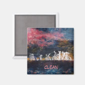 "Tonnerre Silent #2" Magnet de lave-vaisselle Abst (Recto/Verso)