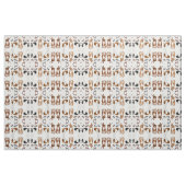 Tonnes de tissu de lapin de petits pains (Fat Quarter)