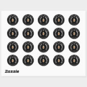 Tonquish IOOF Sticker - zwart (Vel)