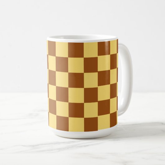 Tons Beurre Chocolat Carré Art Mug Cup (Devant droit)