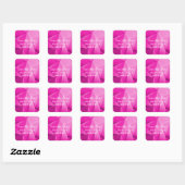 Tons bijoux roses Enregistrer Stickers Date (Feuille)