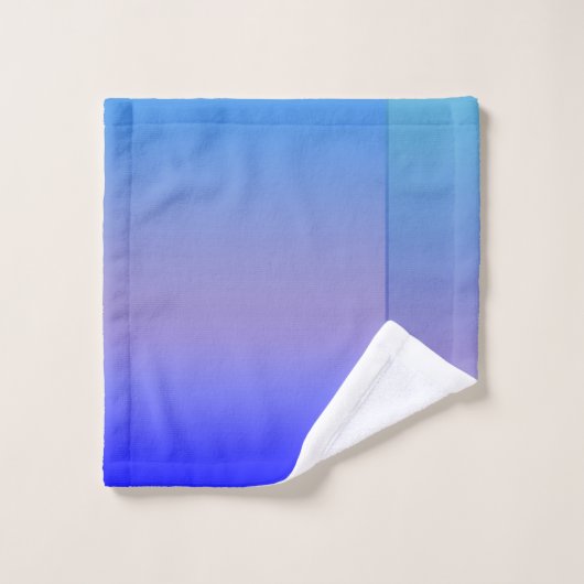 Tons bleus (Gant de toilette)