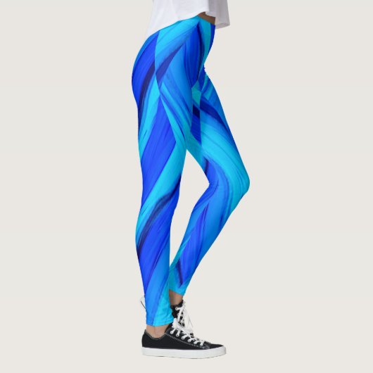 tons bleus leggings (Droite)