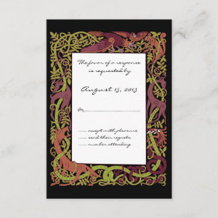 Tons bois Animaux celtiques Design Mariage RSVP
